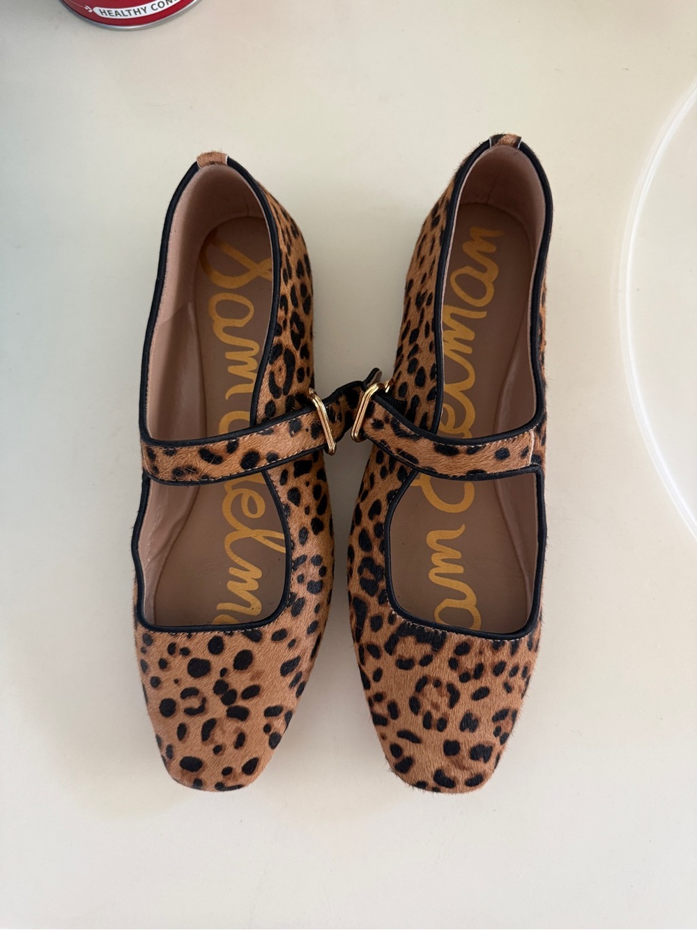 Sam Edelman Leopard Print Mary Janes